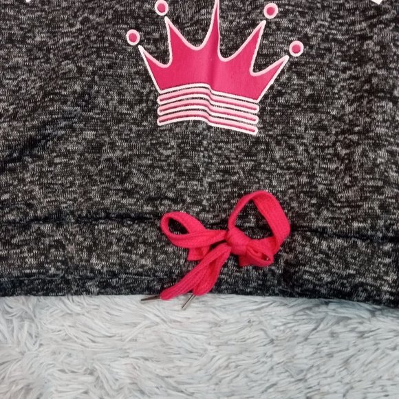 New Look Womens Hoodie Sweatshirt Gray Pink M‎ Legendary Marled Pockets - Picture 3 of 12